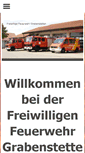 Mobile Screenshot of feuerwehr-grabenstetten.de